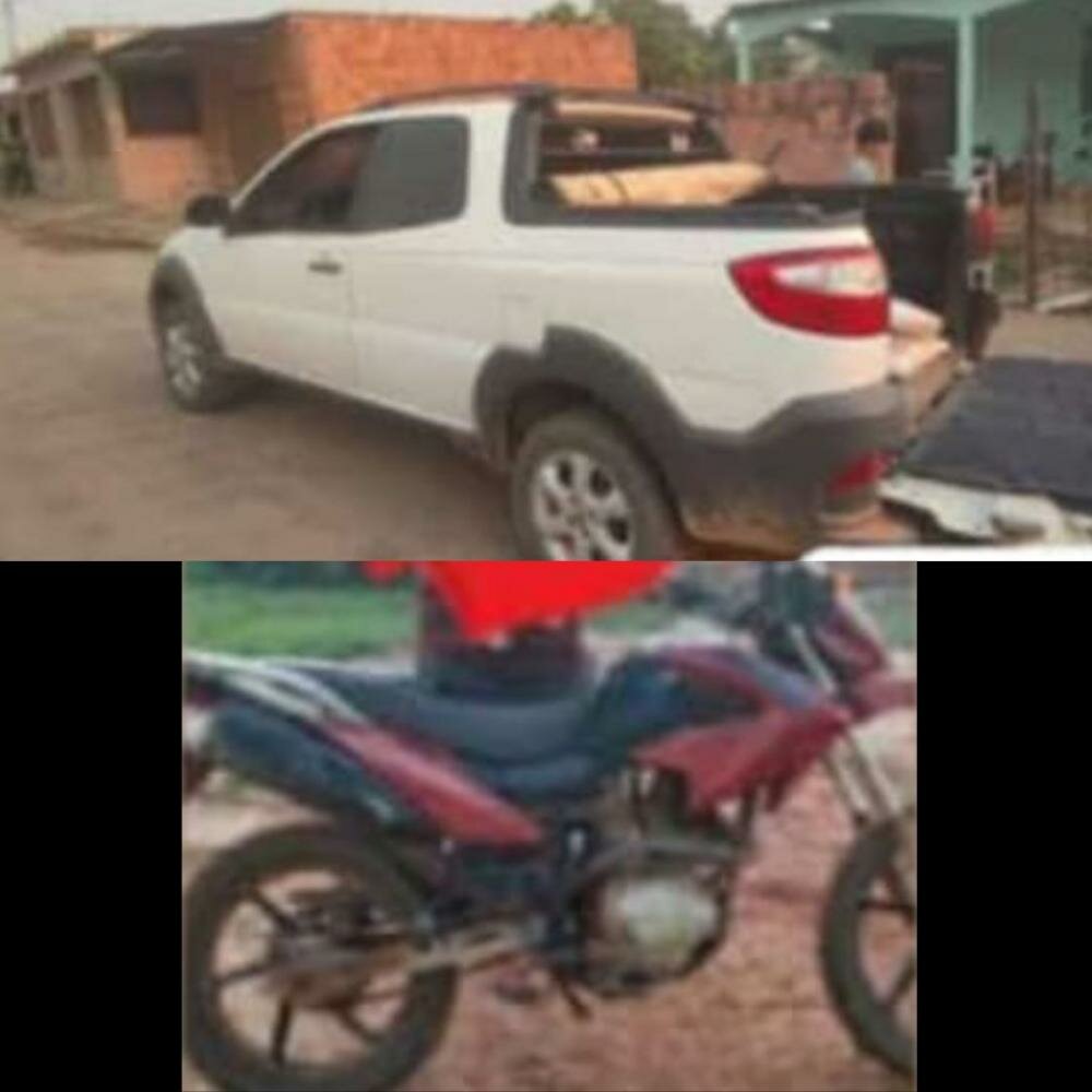 Na zona rural de Plácido de Castro, família tem carro e moto roubados após suspeitos invadirem propriedade