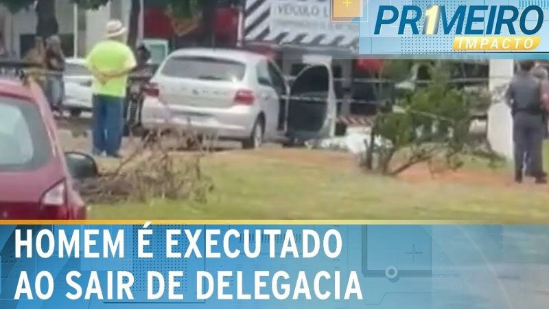 Homem vai identificar suspeitos e é morto na frente de delegacia