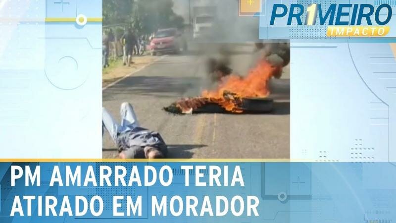 PM que teria atirado contra morador é esfaqueado e amarrado